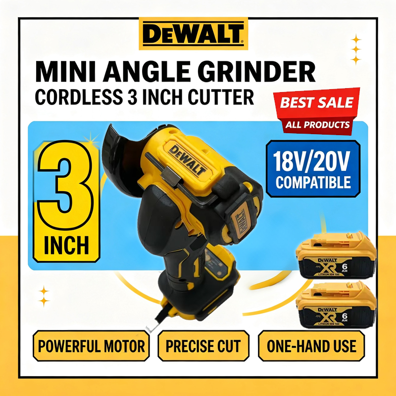 Brushless Angle Grinder Battery Powered - DEWALT 18/20V Brushless Cordless, Angle Grinder
