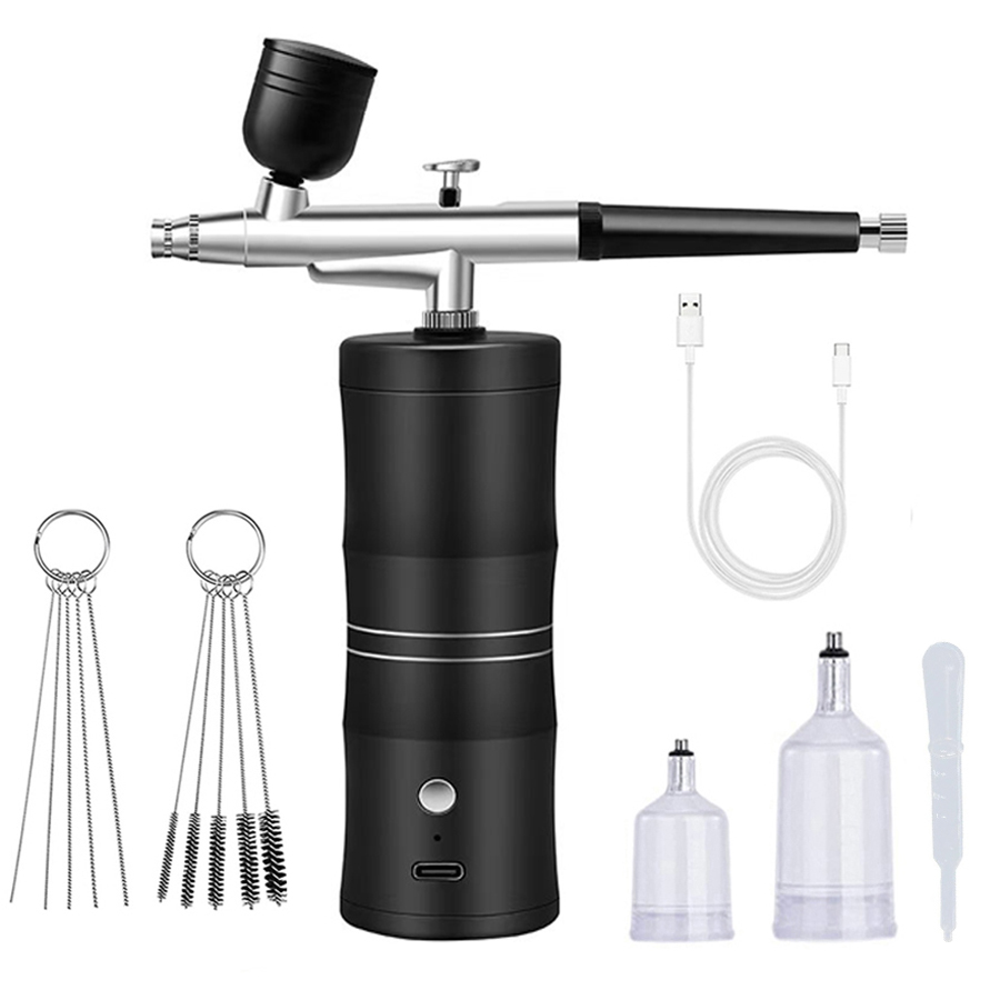 Airbrush Kit With Mini Compressor - Portable Airbrush Kit With Compressor USB