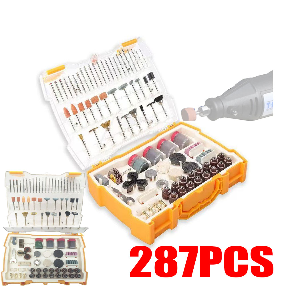Cordless Rotary Tool Kit Accessories - NEW STYLE 287PCS Abrasive Rotary Tool