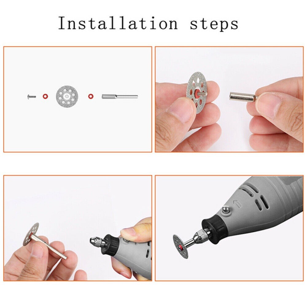60/40/32/30/12/7/6PCS Diamond  - Cordless Rotary Tool Kit Accessories recension och pris