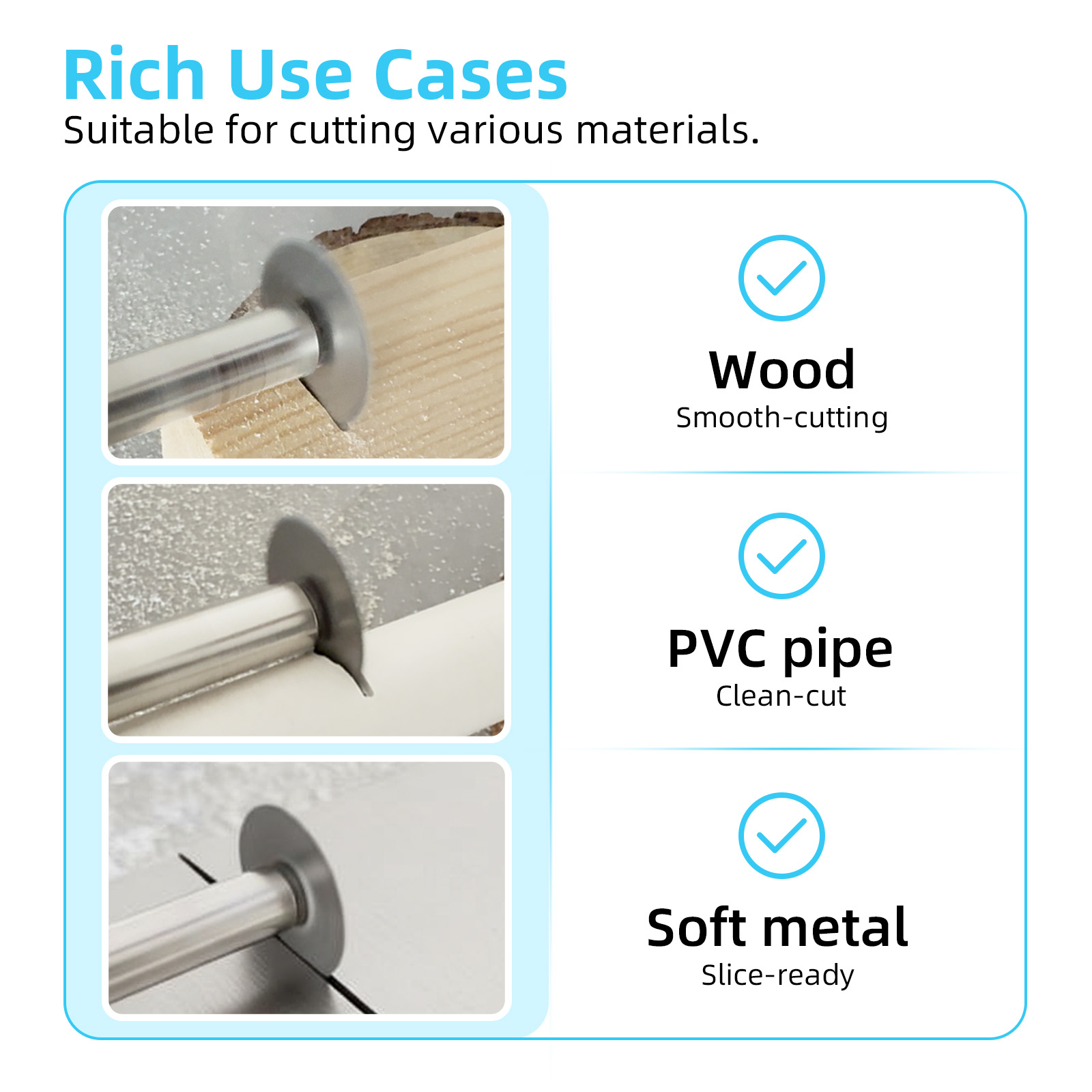 High-Speed Steel Saw Blades 10 - Cordless Rotary Tool Kit Accessories recension och pris