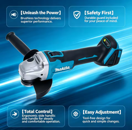 Makita DGA404 125mm Brushless  - Brushless Angle Grinder Battery Powered recension och pris