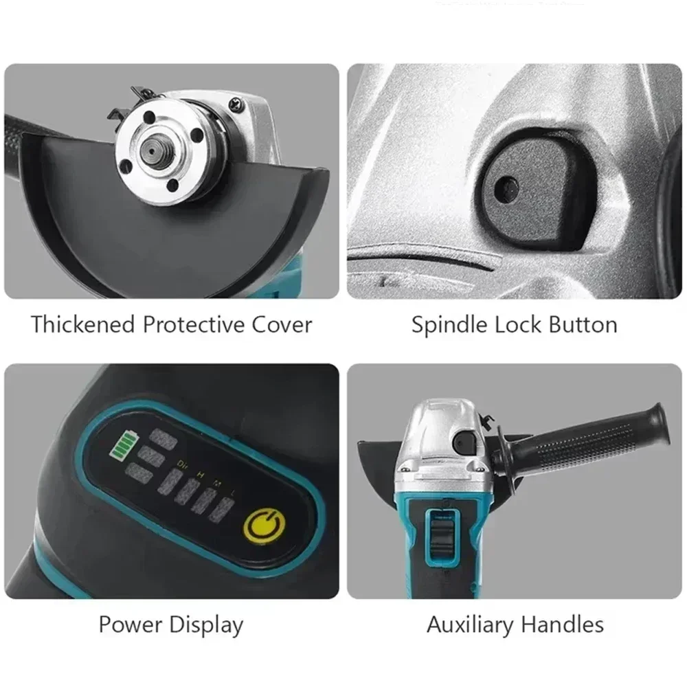 Makita DGA404 125mm Brushless  - Brushless Angle Grinder Battery Powered recension och pris