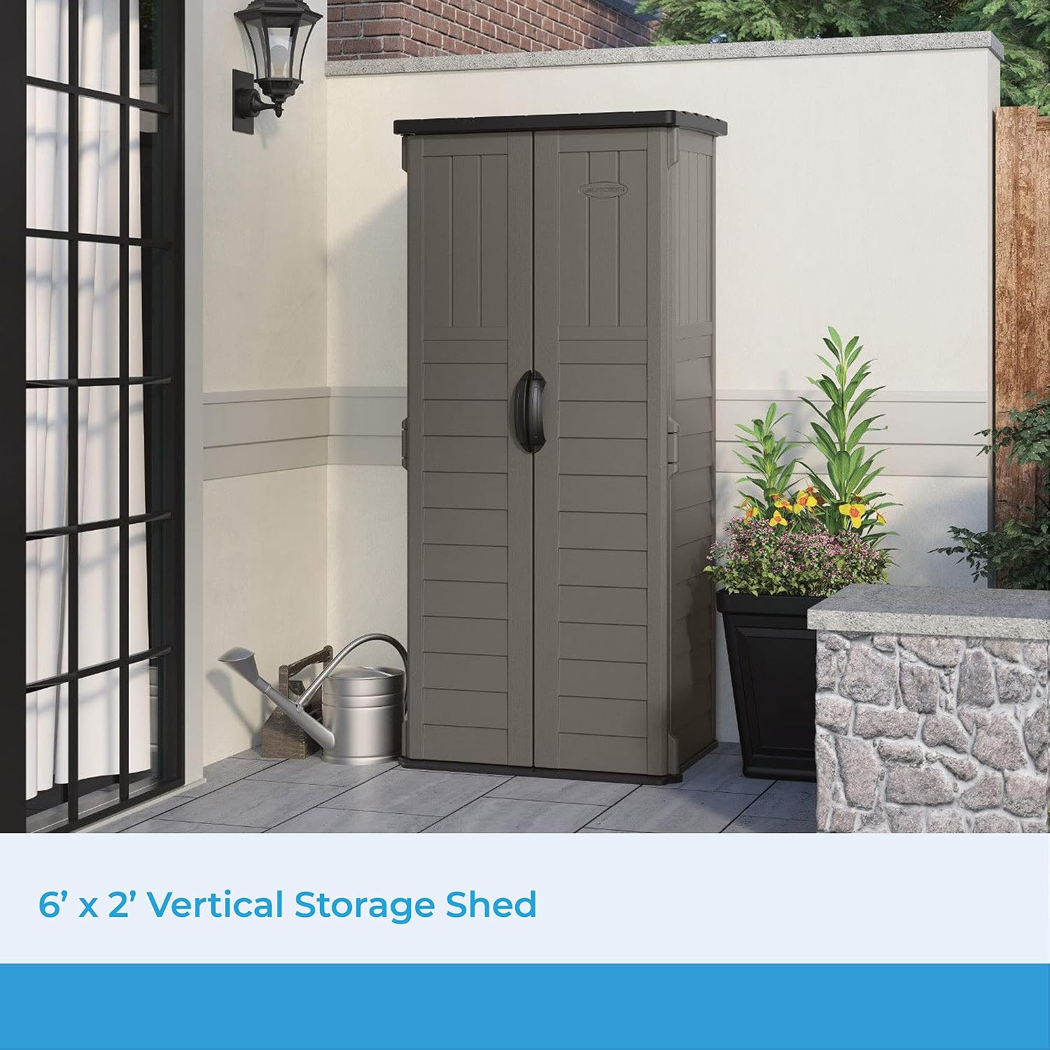 Vertical Storage Shed 22 Cu Ft - Garden Tools recension och pris