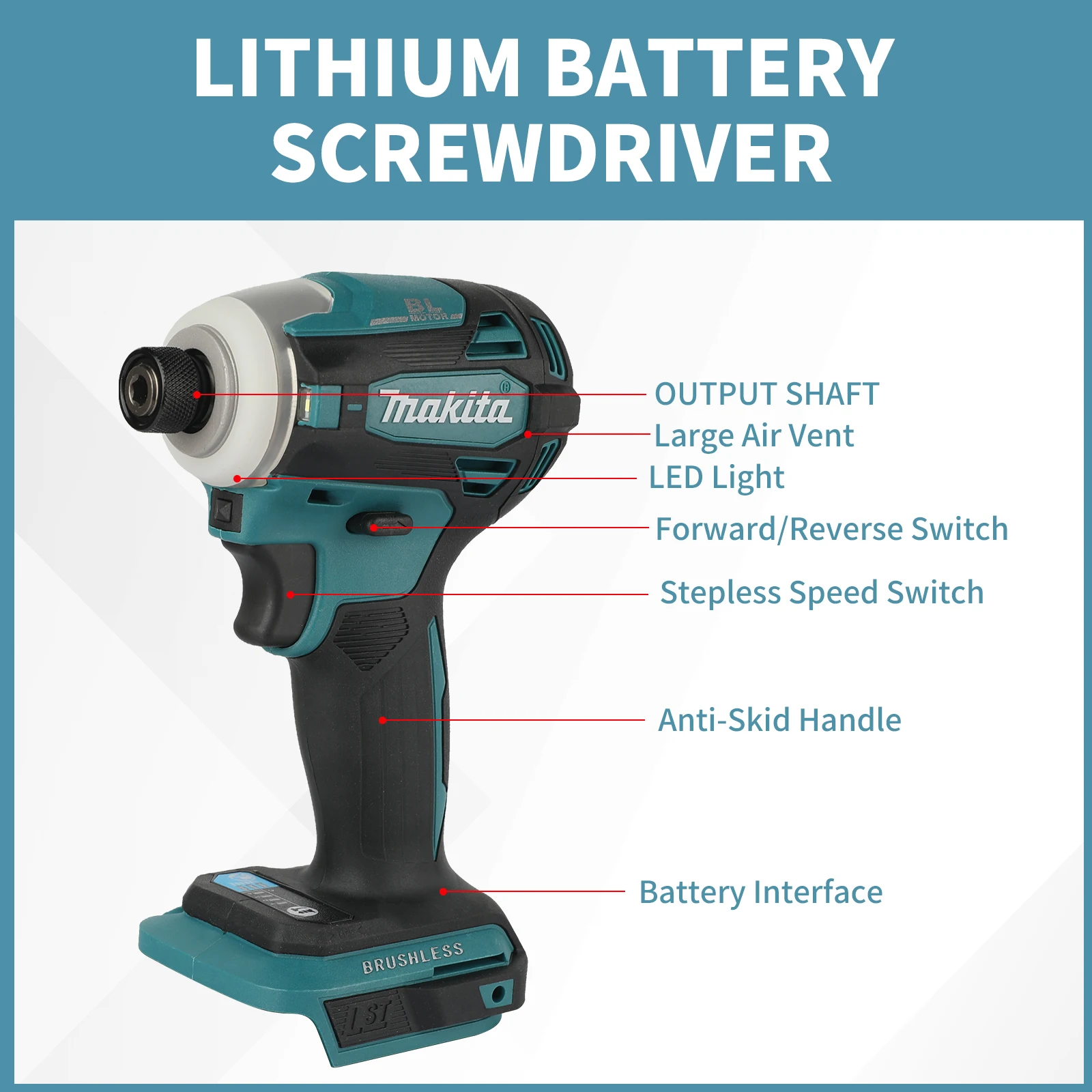 Brushless Electric Impact Dril - Brushless Cordless Electric Drill 18V recension och pris