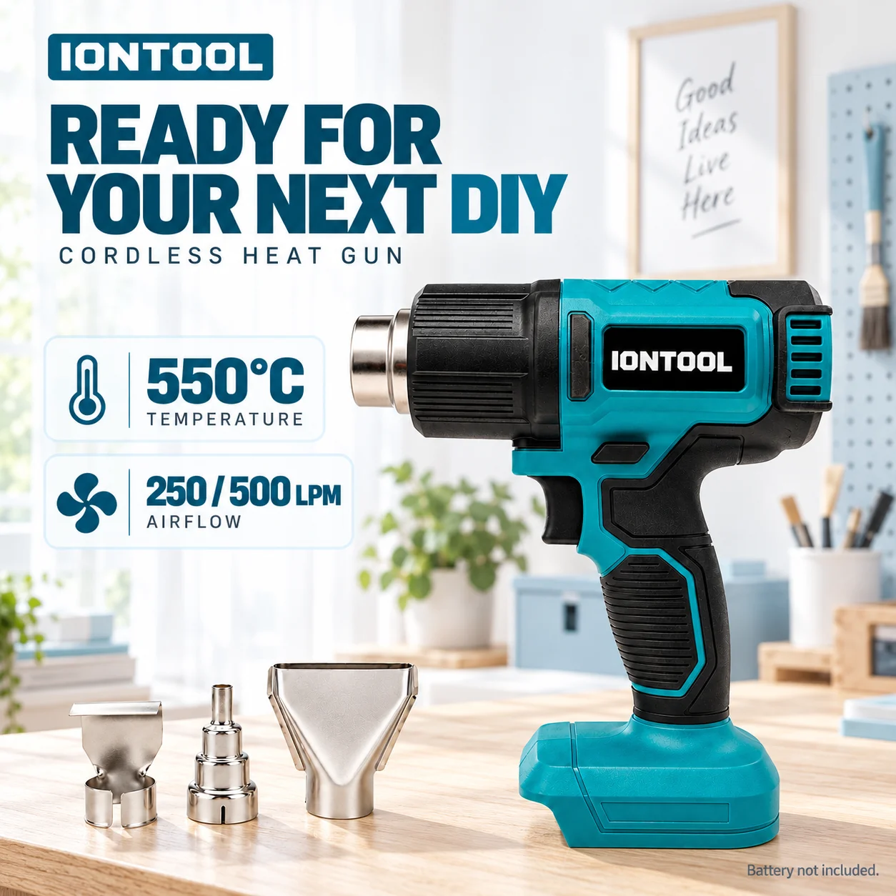 IONTOOL Cordless Heat Gun for  - Cordless Heat Gun For Shrink Tubing recension och pris