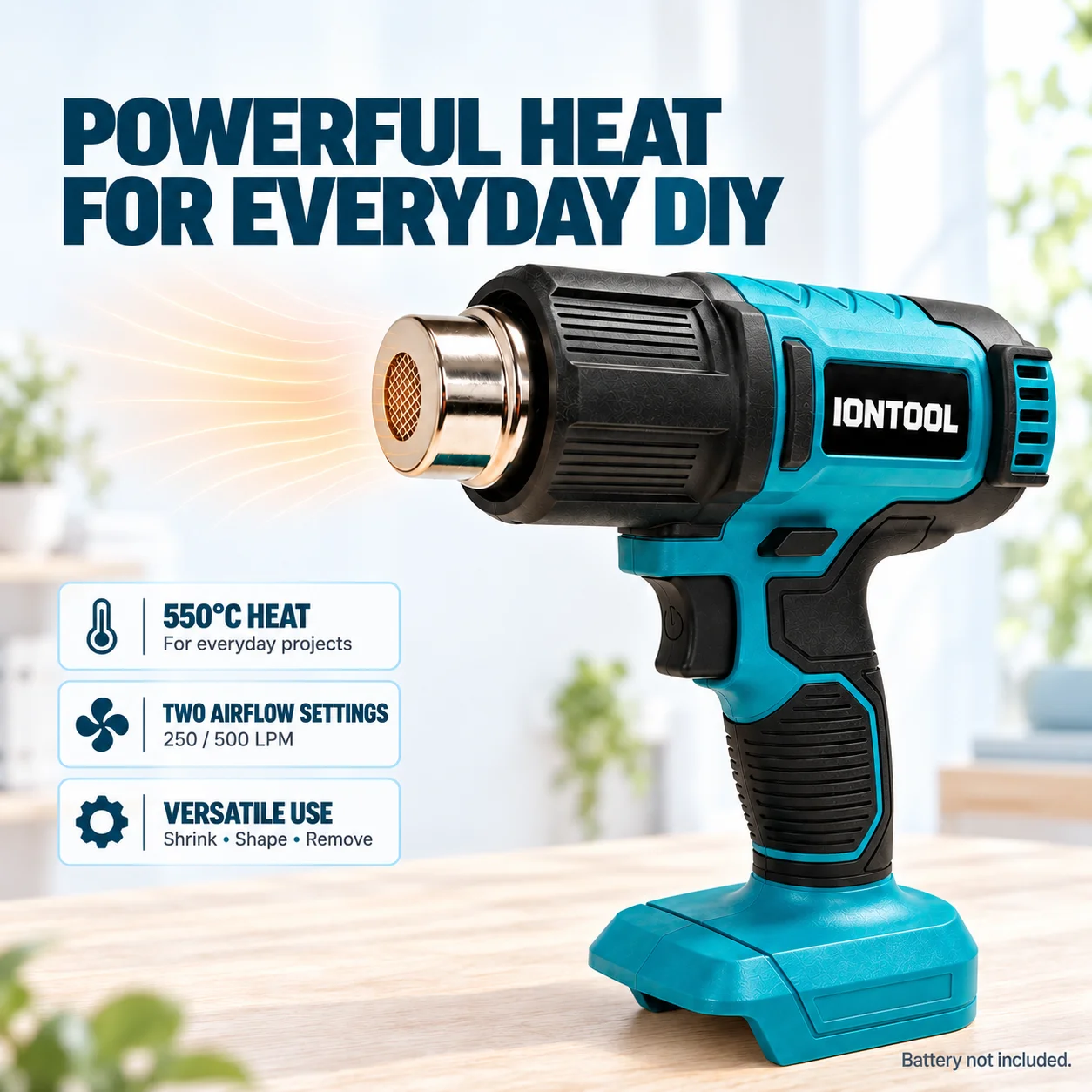 IONTOOL Cordless Heat Gun for  - Cordless Heat Gun For Shrink Tubing recension och pris